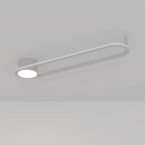 LED-Deckenleuchte Collecorvino - Aluminium / Stahl - 1-flammig - Weiß