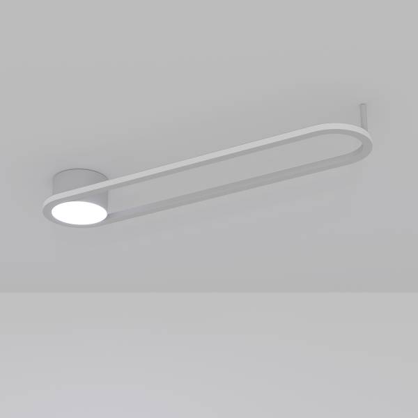 LED-Deckenleuchte Collecorvino - Aluminium / Stahl - 1-flammig - Weiß