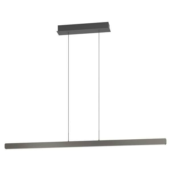 LED-Pendelleuchte Ciggiano - Aluminium / Stahl - 1-flammig - Schwarz