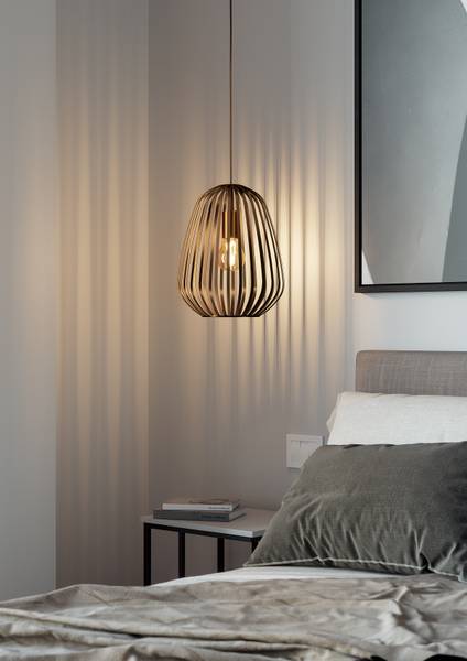 Pendelleuchte Espinal Typ A - Stahl - Bronze - 1-flammig