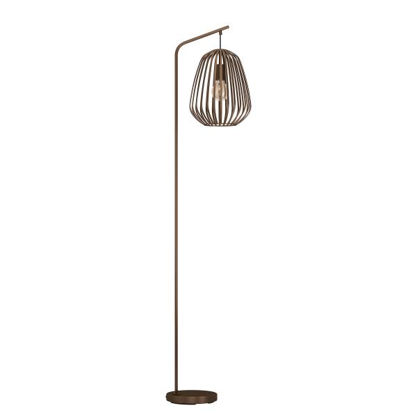 Stehleuchte Espinal - Stahl - Bronze - 1-flammig