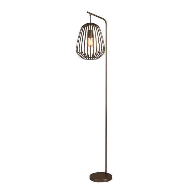 Stehleuchte Espinal - Stahl - Bronze - 1-flammig