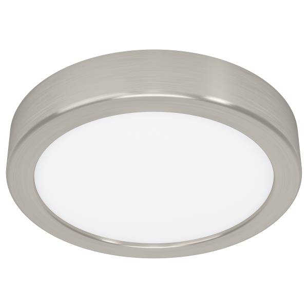 LED-Deckenleuchte Fueva 6 Rund - Kunststoff - 1-flammig - Silber - Durchmesser: 17 cm