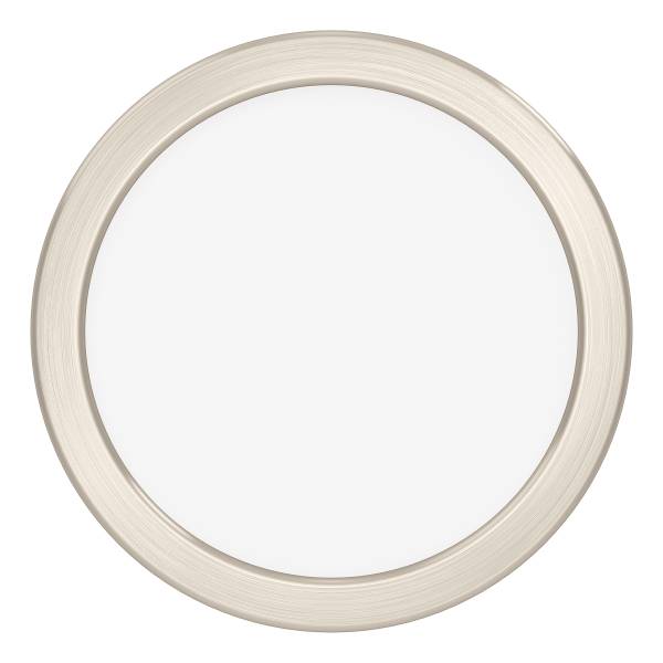 LED-Deckenleuchte Fueva 6 Rund - Kunststoff - 1-flammig - Silber - Durchmesser: 17 cm