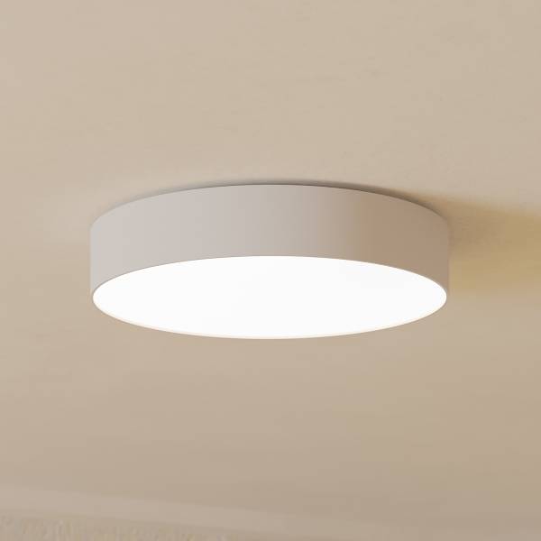 LED-Deckenleuchte Gallizzi-Z - Kunststoff - 1-flammig - Weiß - Durchmesser: 39 cm