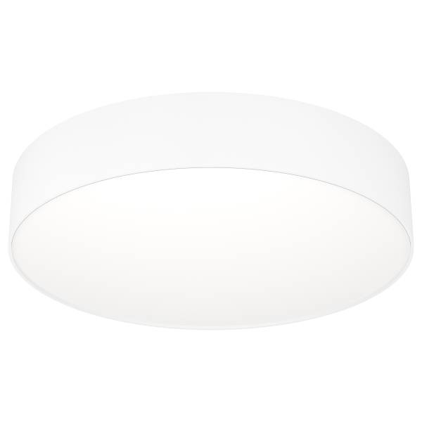 LED-Deckenleuchte Gallizzi-Z - Kunststoff - 1-flammig - Weiß - Durchmesser: 39 cm