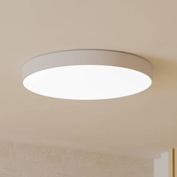 LED-Deckenleuchte Gallizzi-Z - Kunststoff - 1-flammig - Weiß - Durchmesser: 69 cm