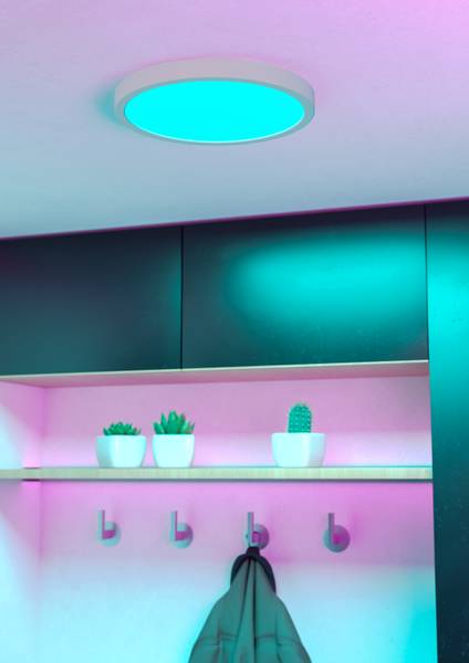 LED-Deckenleuchte Fueva 6-Z - Kunststoff - 1-flammig