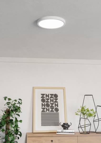 LED-Deckenleuchte Fueva 6-Z - Kunststoff - 1-flammig