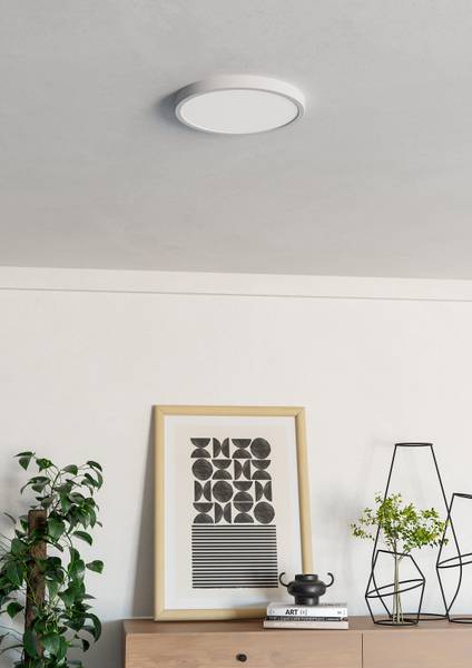LED-Deckenleuchte Fueva 6-Z - Kunststoff - 1-flammig