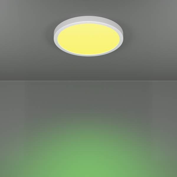 LED-Deckenleuchte Fueva 6-Z - Kunststoff - 1-flammig