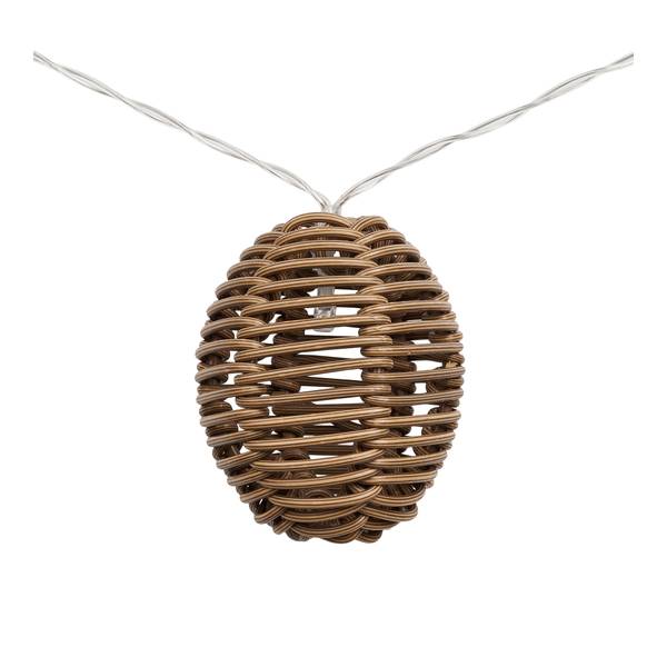 Lichterkette Fanete - Braun / Schwarz