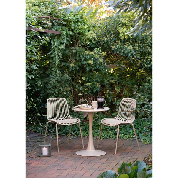 Gartentisch Tabloi - Stahl - Beige