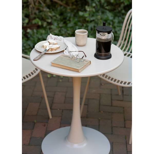 Gartentisch Tabloi - Stahl - Beige