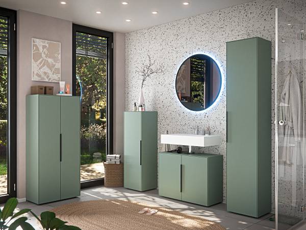 Midischrank Chotecka - Salbei - 38 x 115 cm