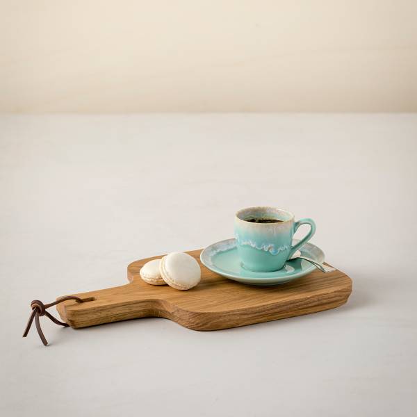 Kaffeetassen Taormina 6er-Set - Keramik - Aqua