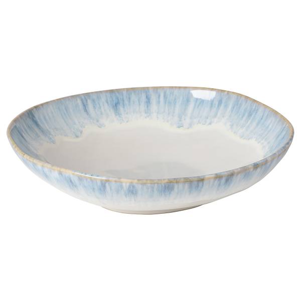 Pastateller Brisa 6er-Set - Keramik - Weiß / Blau
