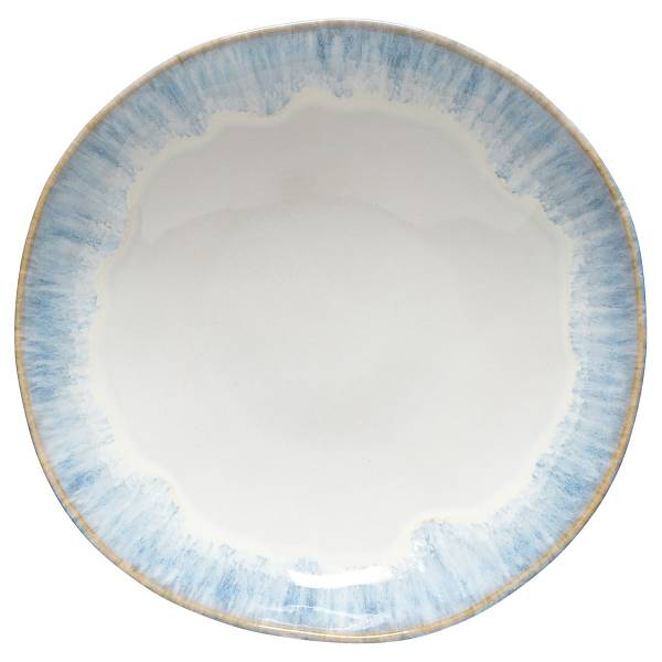 Pastateller Brisa 6er-Set - Keramik - Weiß / Blau