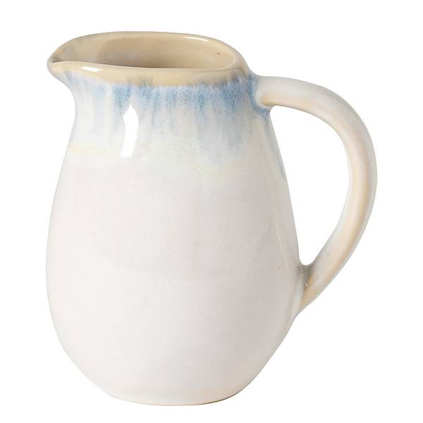 Milchkännchen Brisa - Keramik - Weiß / Blau