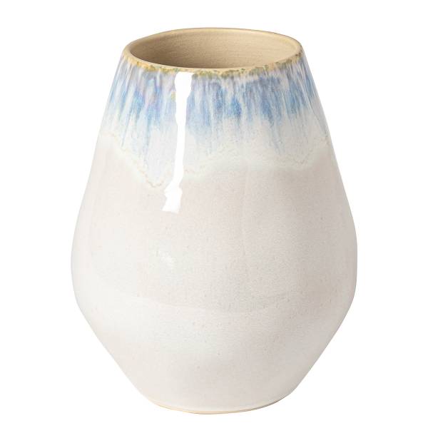 Vase Brisa Typ B - Keramik - Weiß / Blau