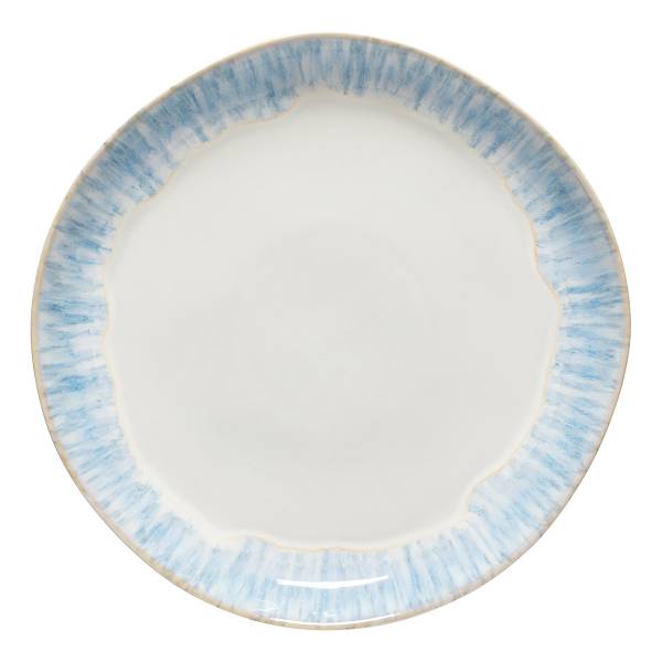 Speiseteller Brisa Typ A 6er-Set - Keramik - Weiß / Blau