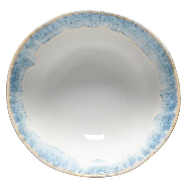 Suppenschale Brisa 6er-Set - Keramik - Weiß / Blau