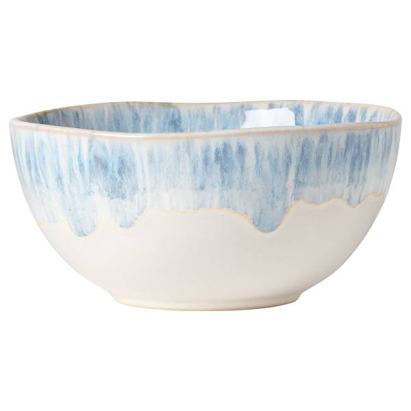 Suppenschale Brisa 6er-Set - Keramik - Weiß / Blau