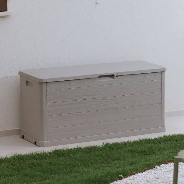 Gartenbox Woody's Multibox - Grau - 117 x 45 cm
