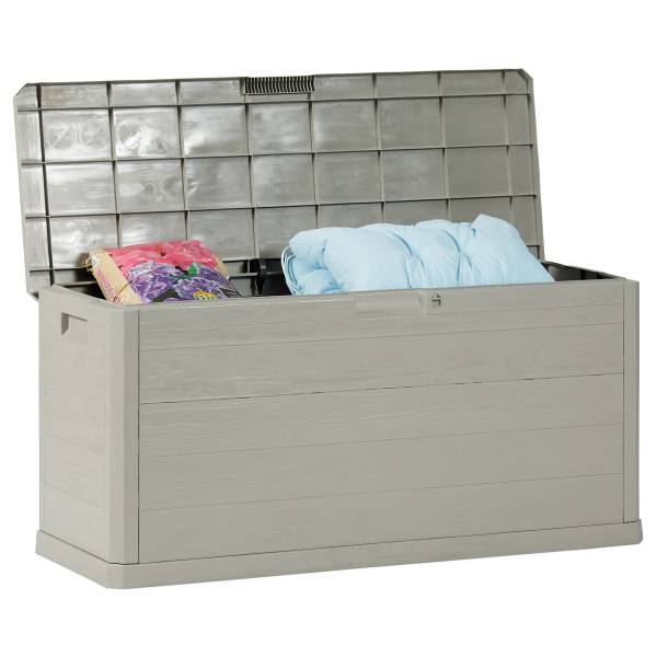 Gartenbox Woody's Multibox - Grau - 117 x 45 cm