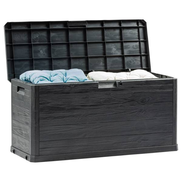 Gartenbox Woody's Multibox - Schwarz - 117 x 45 cm