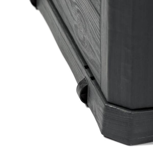 Gartenbox Woody's Multibox - Schwarz - 117 x 45 cm