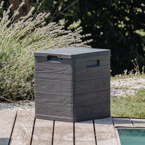 Gartenbox Woody's Multibox - Schwarz - 43 x 44 cm