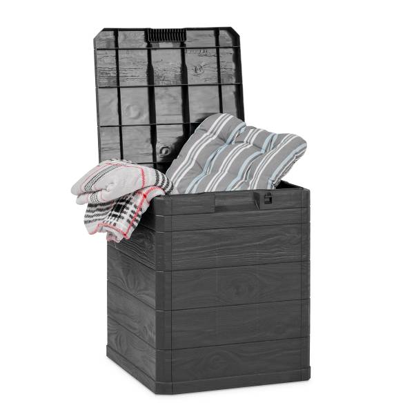 Gartenbox Woody's Multibox - Schwarz - 43 x 44 cm