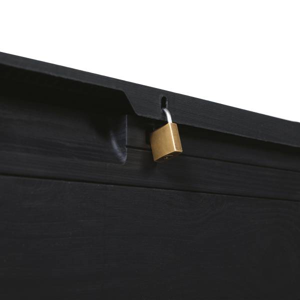 Gartenbox Woody's Multibox - Schwarz - 78 x 45 cm