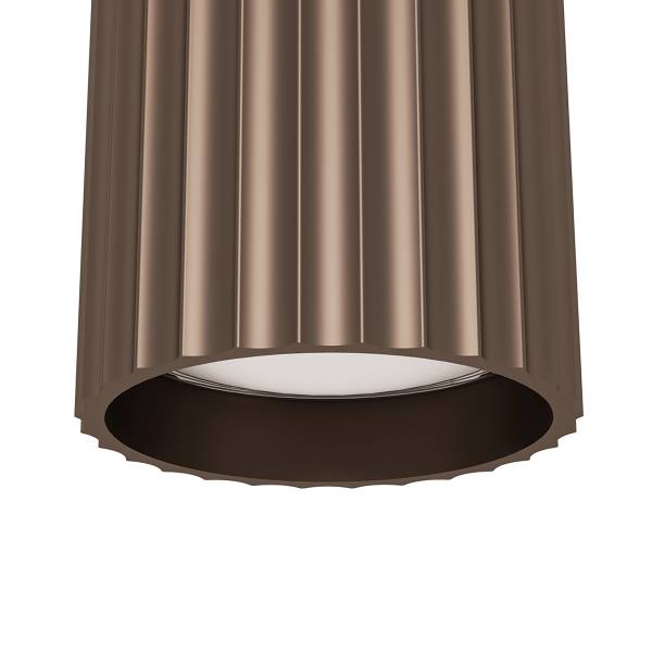 Wandleuchte Portillo Typ B - Aluminium /Stahl - 2-flammig - Bronze