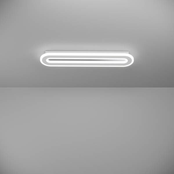 LED-Deckenleuchte Macchioni Typ C - Stahl / Kunststoff -1-flammig - Weiß