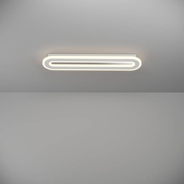LED-Deckenleuchte Macchioni Typ C - Stahl / Kunststoff -1-flammig - Weiß
