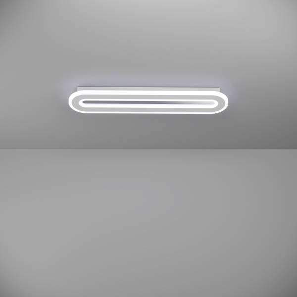 LED-Deckenleuchte Macchioni Typ C - Stahl / Kunststoff -1-flammig - Weiß