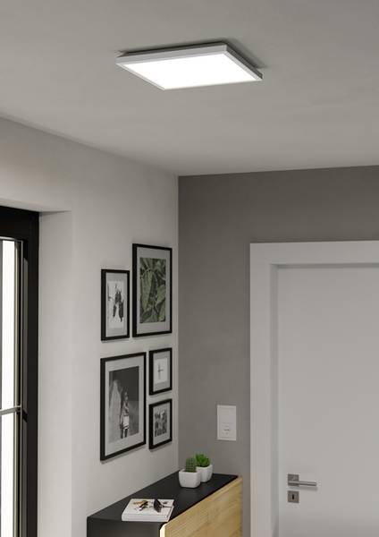 LED-Deckenleuchte Rovito-Z - Kunststoff - 1-flammig - Weiß - 29 x 29 cm