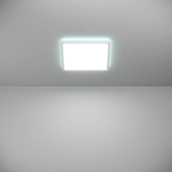 LED-Deckenleuchte Rovito-Z - Kunststoff - 1-flammig - Weiß - 29 x 29 cm