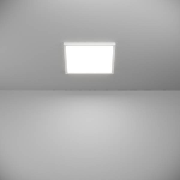 LED-Deckenleuchte Rovito-Z - Kunststoff - 1-flammig - Weiß - 29 x 29 cm