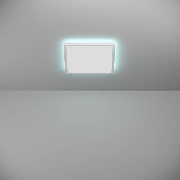 LED-Deckenleuchte Rovito-Z - Kunststoff - 1-flammig - Weiß - 29 x 29 cm