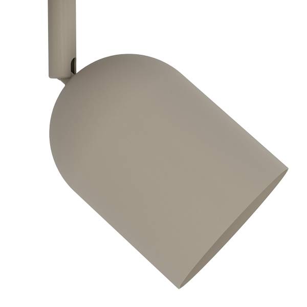 Deckenleuchte Tilston - Stahl - Sand - Flammenanzahl: 2