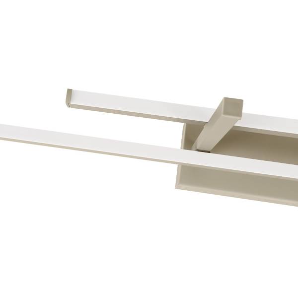 LED-Deckenleuchte Trepiliano - Aluminium - 1-flammig - Sand