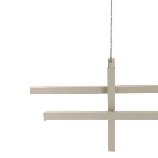 LED-Pendelleuchte Trepiliano - Aluminium - 1-flammig - Sand