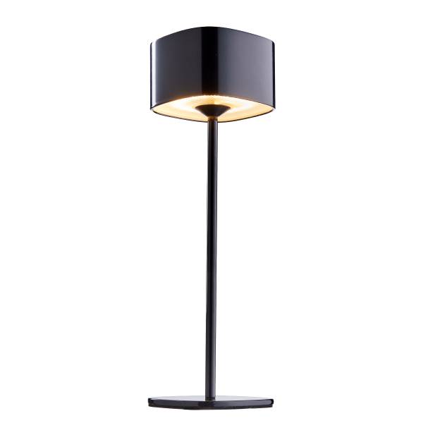 LED Tischleuchte MIRAGE - Stahl/Aluminium - Schwarz - Schwarz