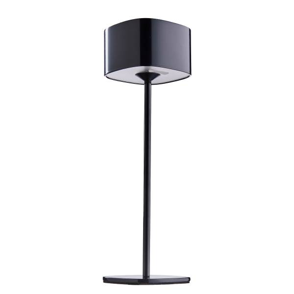 LED Tischleuchte MIRAGE - Stahl/Aluminium - Schwarz - Schwarz