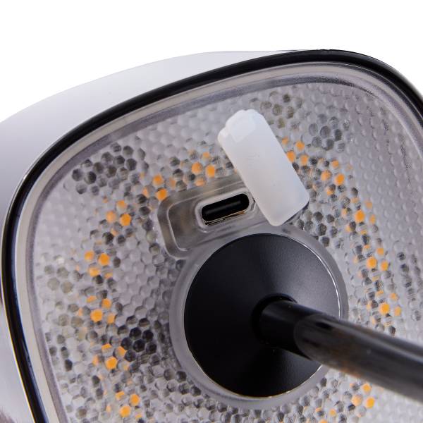LED Tischleuchte MIRAGE - Stahl/Aluminium - Schwarz - Schwarz