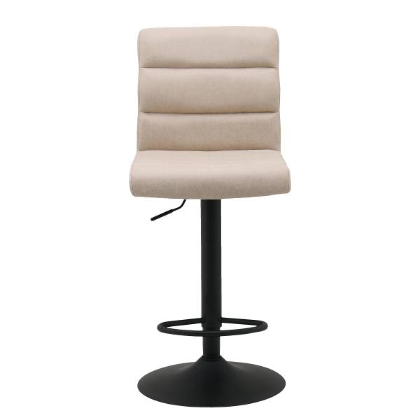 Barstuhl Kamloops - Beige / Schwarz - Einzelhocker