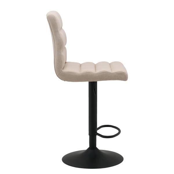 Barstuhl Kamloops - Beige / Schwarz - Einzelhocker